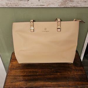 Nanette Lepore Light Tan Leather Tote